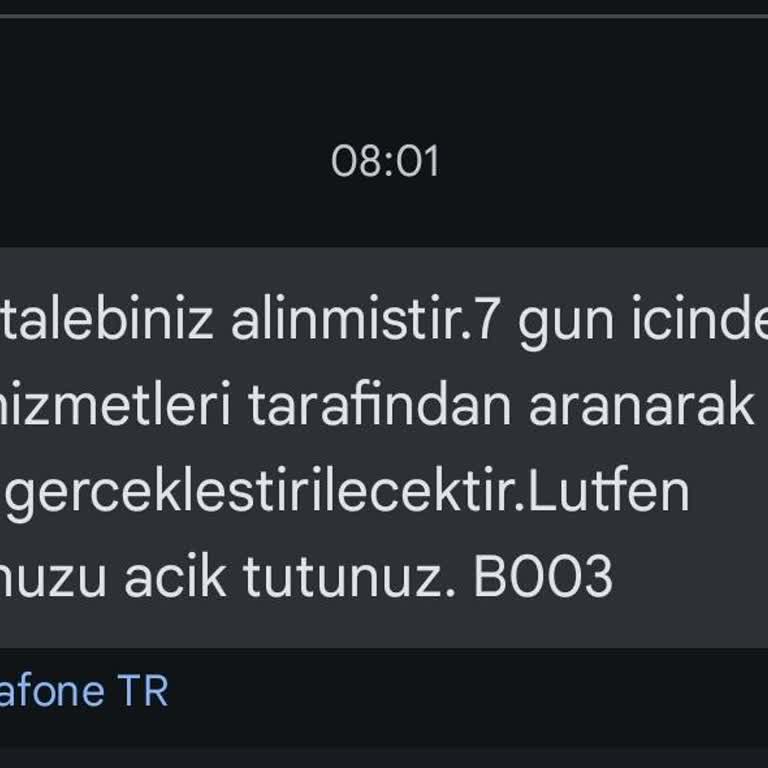 Hattımın Taahhüt İptali Sonrası Yaşadığım Sorun