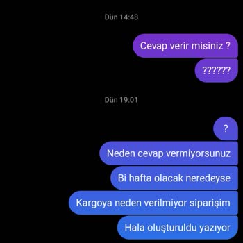 La Podio Butik Sipariş Durumu Ve İletişim Sorunları