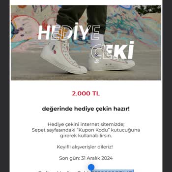 SuperStep Hediye Çeki Kupon Kullandırmıyor