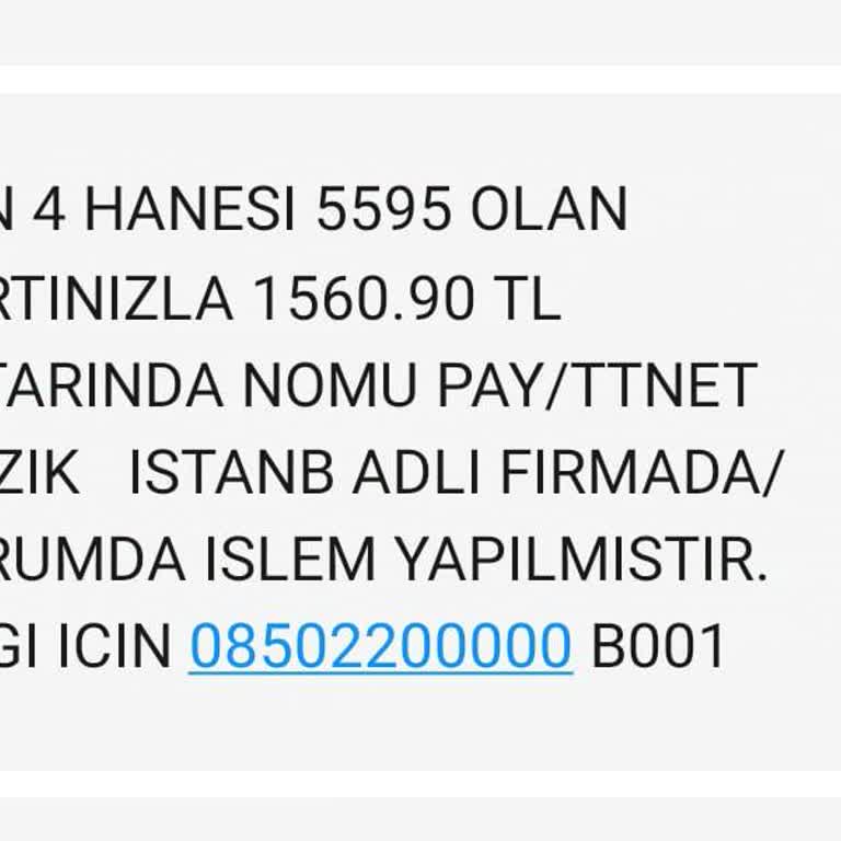 NomuPay Alışveriş Yapmadığım Halde Kredi Kartımdan Firmanız Adına Ücret Ödendi