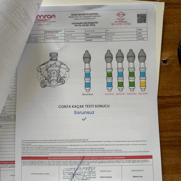 Umran Oto Ekspertiz Ekspertiz Hatası: Yanlış Conta Testi Mağduriyeti