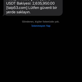 Meta Bilinmeyen Kaynaktan Gelen SMS Ve Kişisel Bilgilerin Güvenliği Hakkında Şikayet