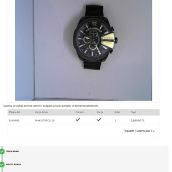 Saat & Saat Diesel Saatin Geri Kalma Sorunu