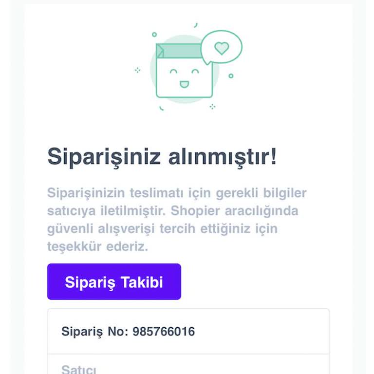 Shopier Sipariş Verdiğim Ürün İçin Geri Dönüş Alamıyorum