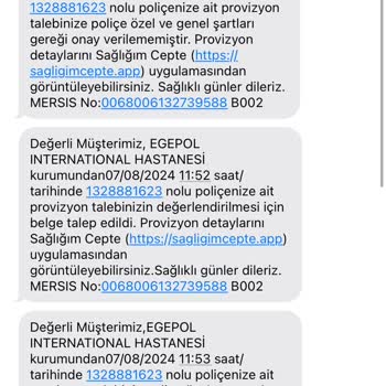 Anadolu Sigorta Provizyon Onayı Önce Vermiyor Sonra Veriyor