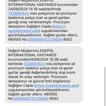 Anadolu Sigorta Provizyon Onayı Önce Vermiyor Sonra Veriyor