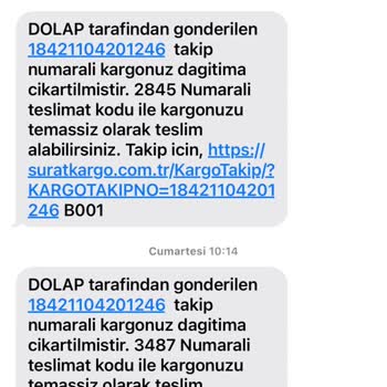 Sürat Kargo Kargom Teslim Edilmiyor Ve Bilgi Alamıyorum