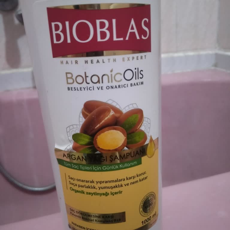 Bioblas Argan Yağı Şampuanı Saçımı Sertleştirdi.