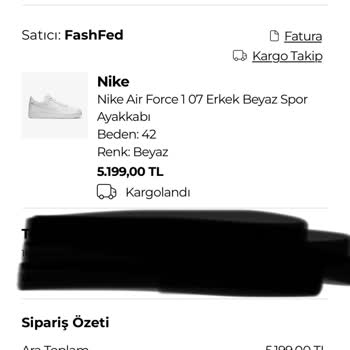 Fashfed Yanlış Numara Gönderimi Ve İade Sorunları!