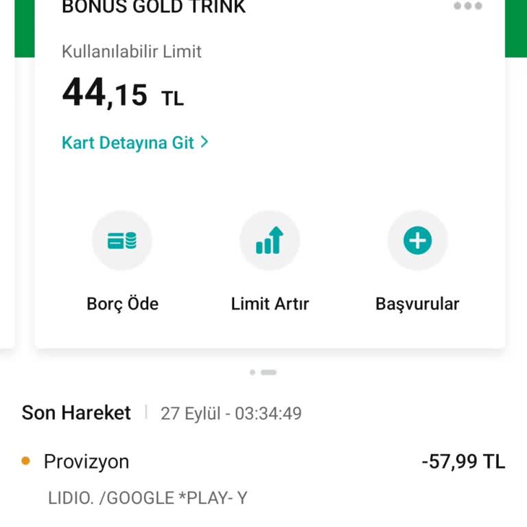 Lidio İzinsiz Para Çekimi