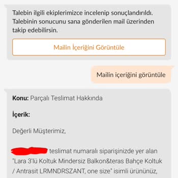 Trendyol'un Teslimatını Yapmadığı Ürünün Parasını Alması!