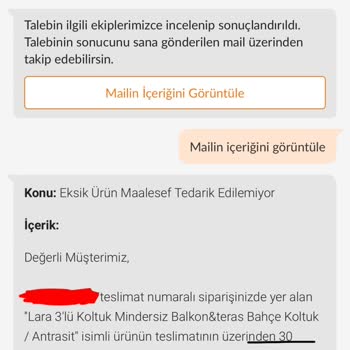 Trendyol'un Teslimatını Yapmadığı Ürünün Parasını Alması!