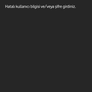 Vodafone Net. Olmayan Aboneliğin Faturası