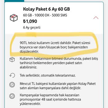 Vodafone'da Telsiz Kullanım Ücreti Çifte Faturalandırma Sorunu