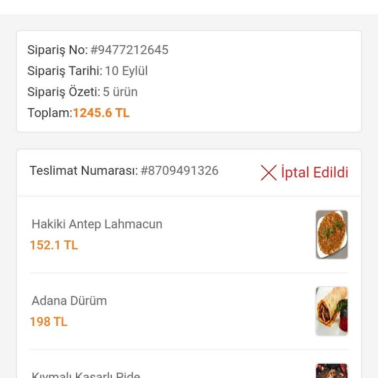 Trendyol Hızlı Market Trendyol GO İade Problemi