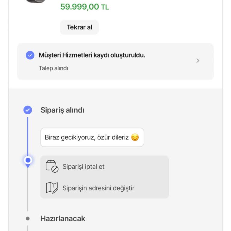 Hepsiburada Satıcılı Ürünlerin Kargoya Verilememe Sorunu