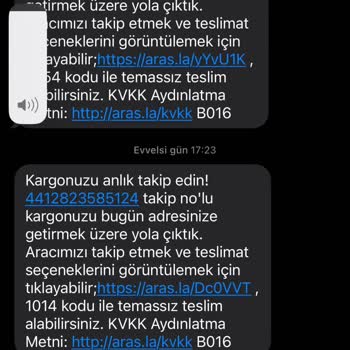 Karamürsel Aras Kargo Şikayet Var