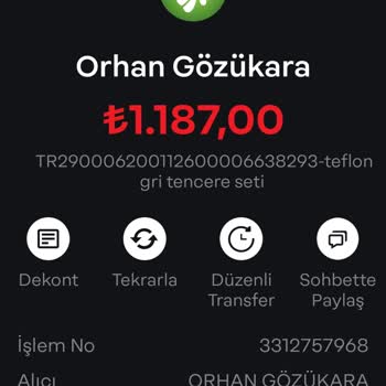 Miray Çeyiz Ürün Göndermeme Sebebi