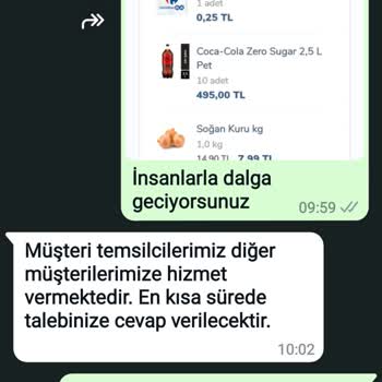 Carrefour Online Siparişlerinde Sürekli Yanlış Ürün Sorunu