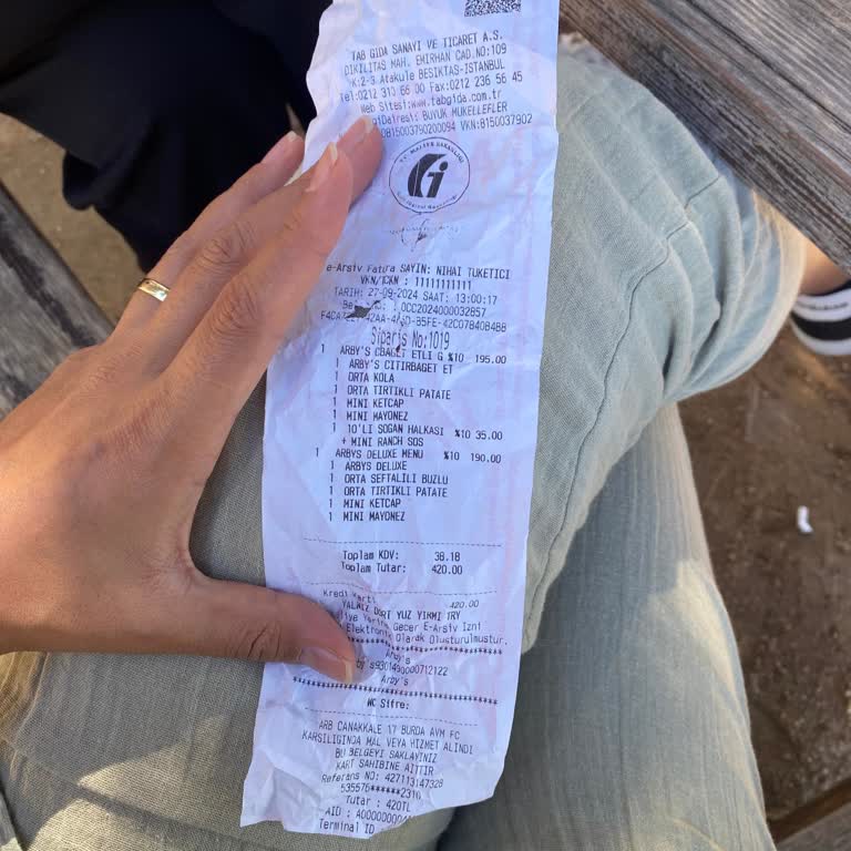 Arbys Menüyü Eksik Koydu