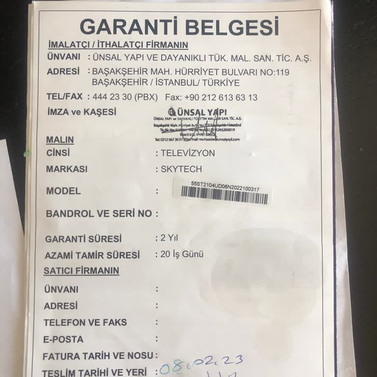 Skytech TV Ve Çözer Servis