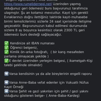 Burs Vaadiyle Dolandırıcılık Rumeli Vakfı Adı Kullanılarak Yapılan Sahte Burs