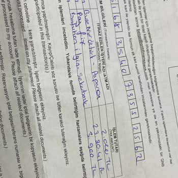 QNB Finansbank Hesabımdan Yanlış İşlemle Para Aktarımı