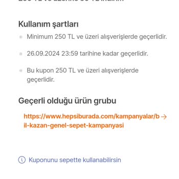 Hepsiburada'nın Verdiği Kupon Kullanılmıyor!