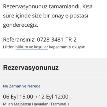 Avis Avrupa Ve THY Şirketlerinin Sorumsuzlukları