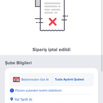Domino's Aydınlı Şubesi Kampanya Reddi