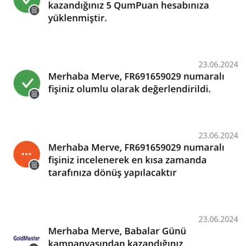 Qumpara Hesabıma Tanımlanan Para Görünmüyor