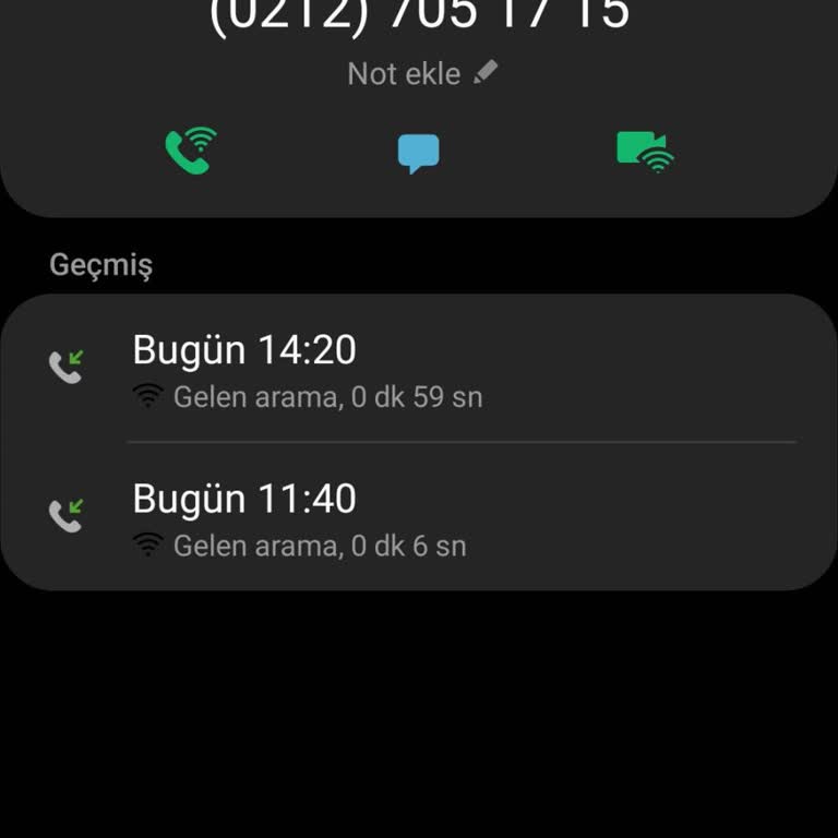 0212 705 17 15 02127051715 Şüpheli Arama