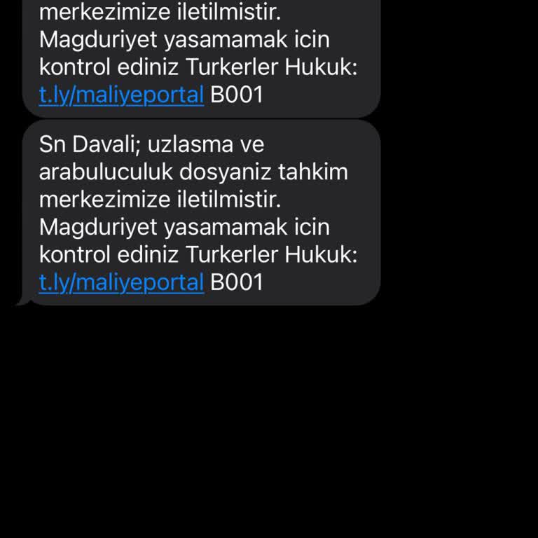 Türkerler (SMS) Uzlaşma Ve Arabuluculuk!