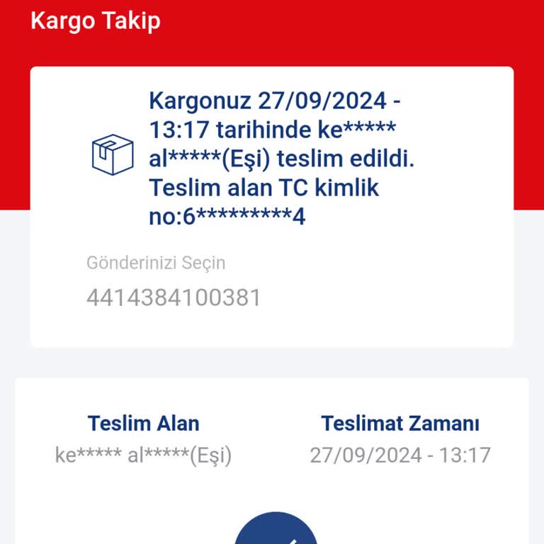 Aras Kargo Ortadağ Teslim Edilmeyen Kargo Teslim Edildi Görünüyor