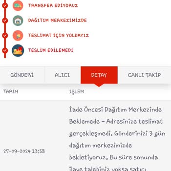 Kargomsende Kargomu Teslim Etmedi