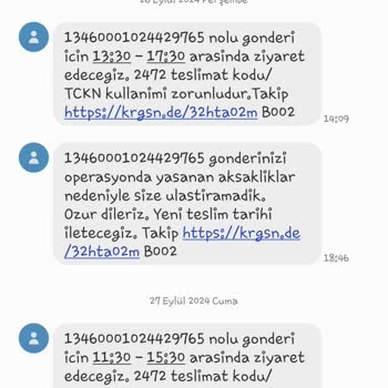 Kargomsende Kargomu Teslim Etmedi
