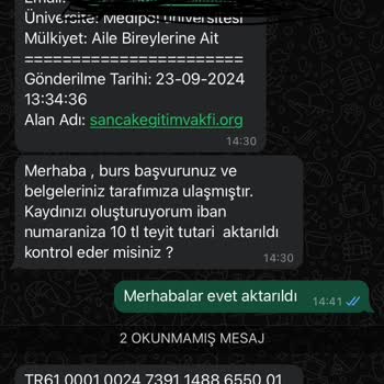 Burs Vaadiyle Dolandırıcılık Sancaklar Eğitim Bursu