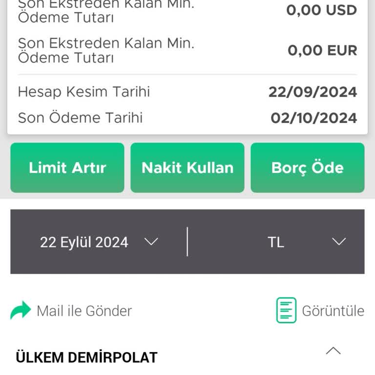 Garanti BBVA Garanti Kredi Kart Aidat İtirazı