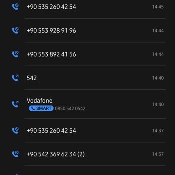 Vodafone Hattımda Sürekli Gelen Rahatsız Edici Aramalar