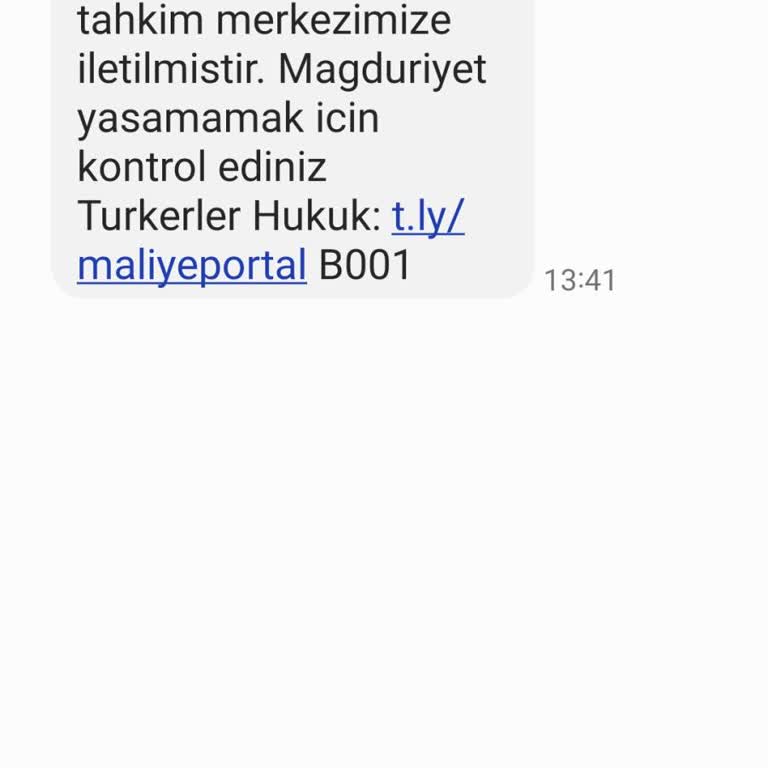 TA UZLASMA (SMS) Hakkımda Dava Dosyası Açılmış