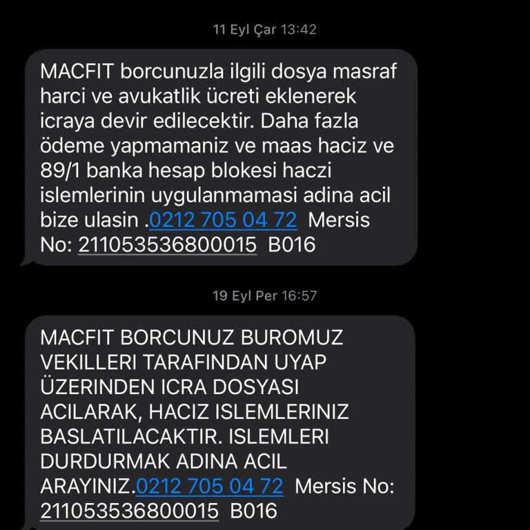 Macfit | İstanbul Avrupa Üyelik Sürecinde Bilgilendirme Eksikliği Ve İcra Sorunu