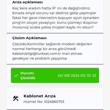 Kablo Net Basit Sorunumu Çözemiyor Çözüldü Gösteriyor Beni Suçluyor