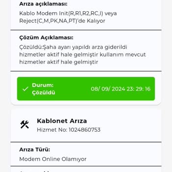 Kablo Net Basit Sorunumu Çözemiyor Çözüldü Gösteriyor Beni Suçluyor