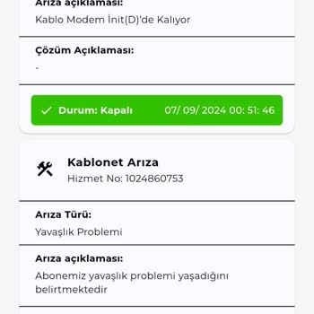 Kablo Net Basit Sorunumu Çözemiyor Çözüldü Gösteriyor Beni Suçluyor
