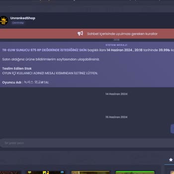 İtemSatış Geri Dönüş Olmayan Alışveriş Deneyimi