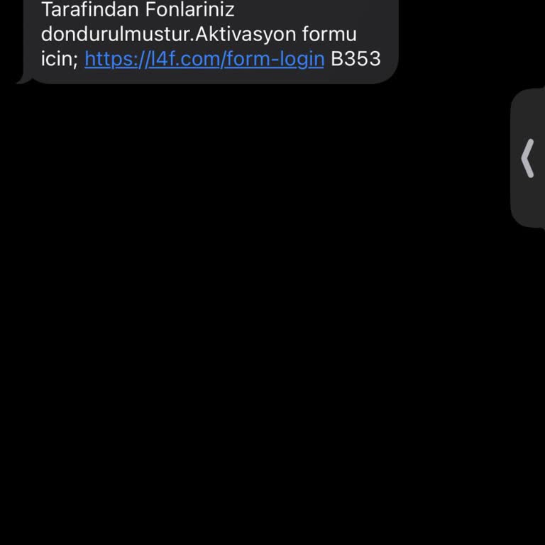 Bahis Siteleri Adıyla Dolandırıcılık Binance Şüpheli SMS Hakkında Bilgi Talebi