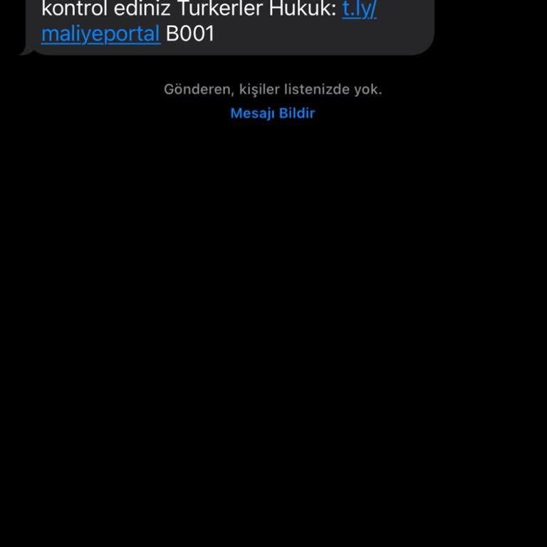 Türkerler (SMS) Sahte SMS Ve Yanıltıcılık Girişimi!