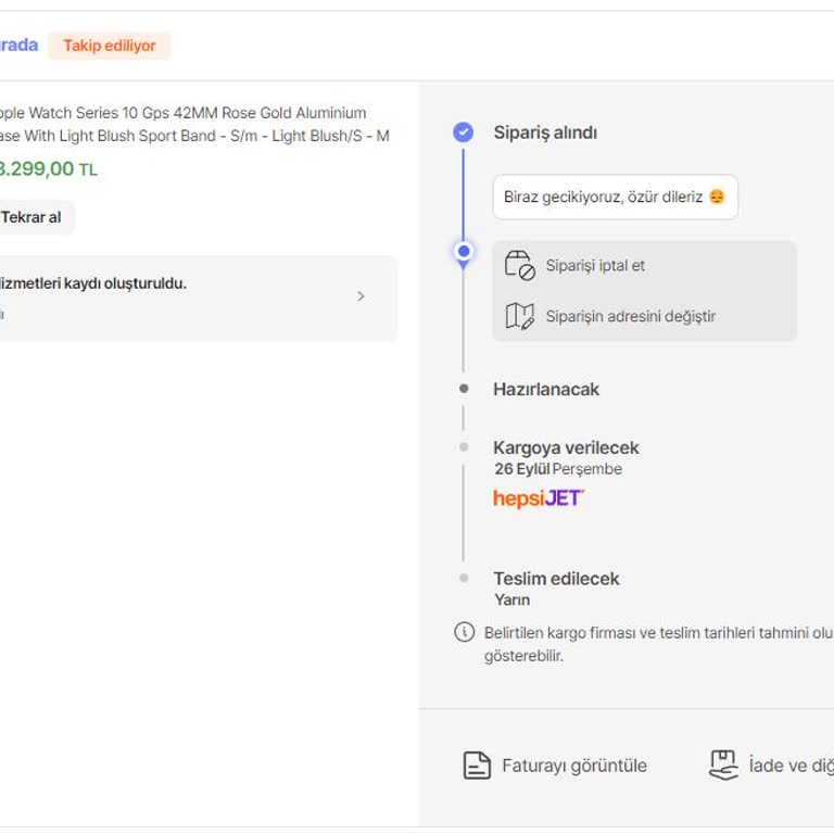 Hepsiburada Ön Siparişle Satın Aldığım Ürünü Zamanında Kargolamıyor