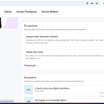Kariyer Net! CV Ön Yazılarımın İçi Neden Tıklandığında Boş Görünüyor?