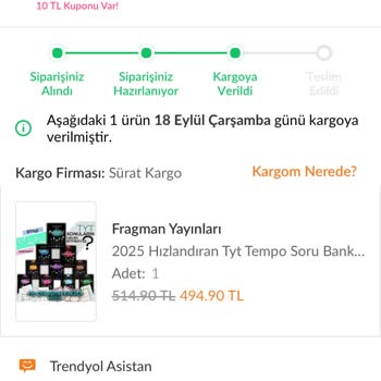 Sürat Kargo Kargom 8 Gündür Elime Ulaşmadı